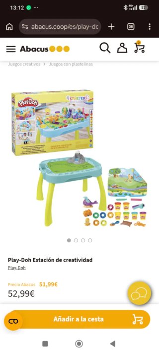 Mesa de actividades Play-Doh COMPLETA
