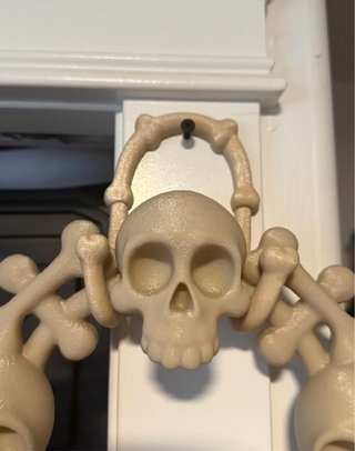 Corona Puerta Calaveras Halloween