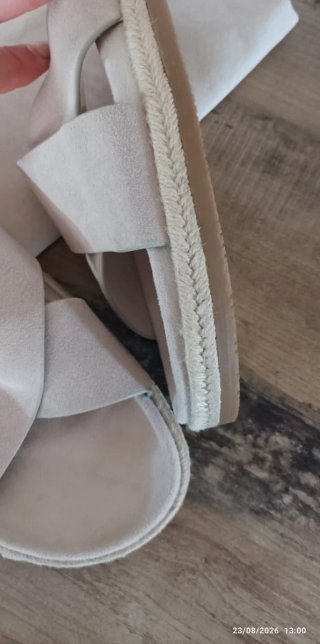 Sandalias Zara Hombre Talla 44 Beige Nuevas
