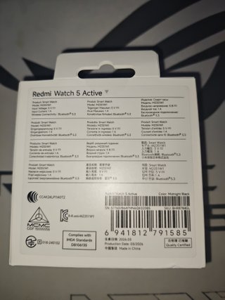 Xiaomi Redmi Watch 5 Active Negro