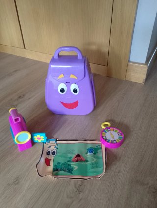 Mochila Dora la Exploradora y Accesorios