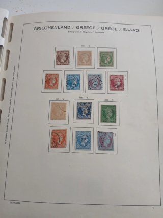Colección Sellos Griegos Álbumes