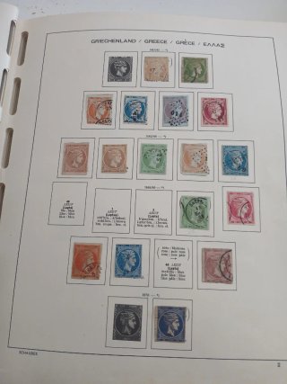 Colección Sellos Griegos Álbumes