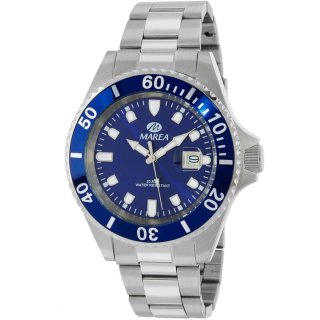 Reloj Marea Azul y Plateado