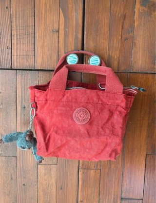 Borsa Kipling in nylon rosso