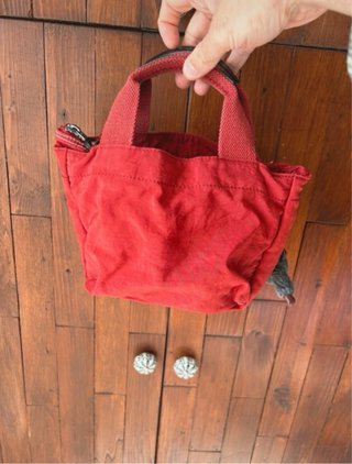 Borsa Kipling in nylon rosso