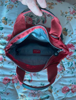 Borsa Kipling in nylon rosso