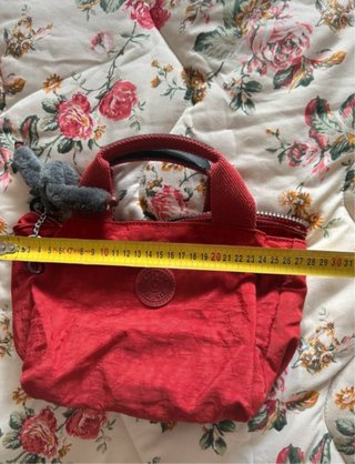 Borsa Kipling in nylon rosso