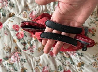 Borsa Kipling in nylon rosso