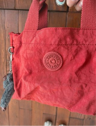 Borsa Kipling in nylon rosso