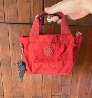Borsa Kipling in nylon rosso
