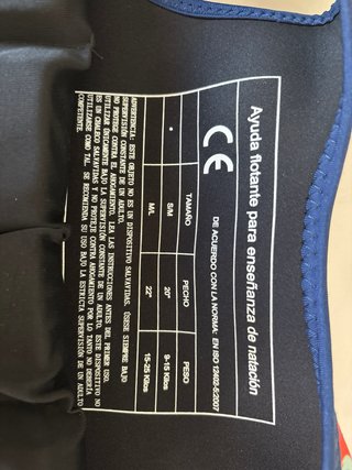 Chaleco flotador bebé tiburón