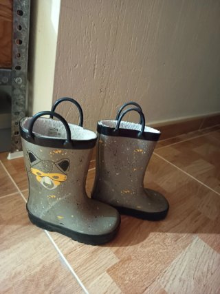 Botas de agua niño mapache n24