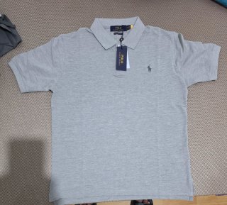 Polo Ralph Lauren Camisa Gris Talla M