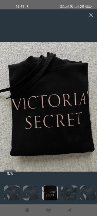 Sudadera Victoria's Secret Negra