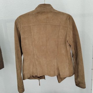Chaqueta Stradivarius Ante Camel Talla S
