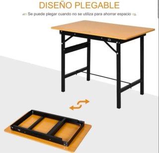 Mesa de trabajo plegable