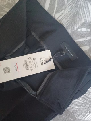 Pantalón flare Bershka negro