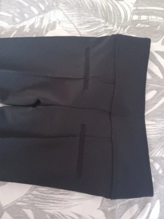Pantalón flare Bershka negro