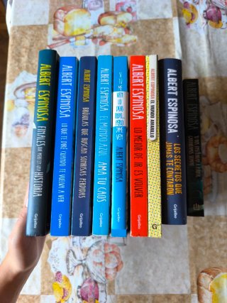 9 libros de Albert Espinosa + marcapáginas gratis
