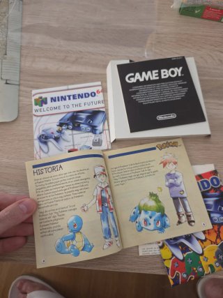 Pokemon Edición Azul Game Boy Nintendo Original