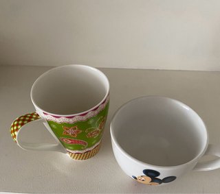 Tazas de cerámica con diseño