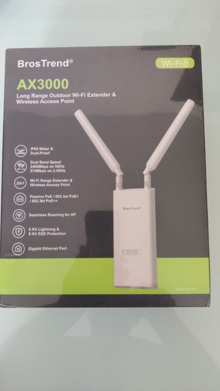 Repetidor WiFi 6 exterior AX3000 largo alcance