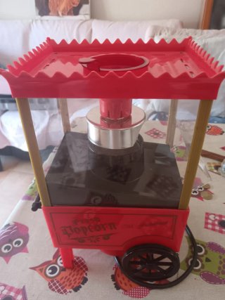 Máquina de Palomitas Vintage Roja
