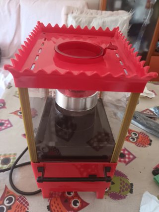 Máquina de Palomitas Vintage Roja