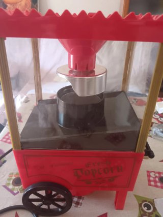Máquina de Palomitas Vintage Roja