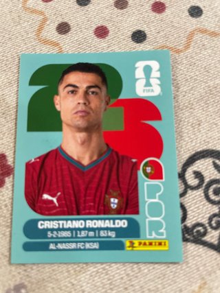 Cromo Cristiano Ronaldo Mundial 2026