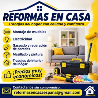 Reformas y trabajos del hogar