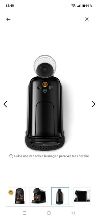 Cafetera LOR Barista Piano  Cápsulas