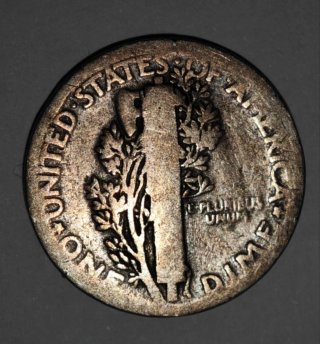 Moneta Americana 1 dime - argento 900 - 1918
