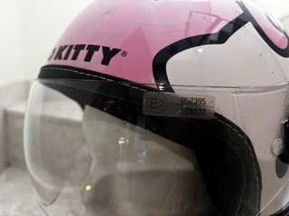 Casco Moto Hello Kitty Rosa