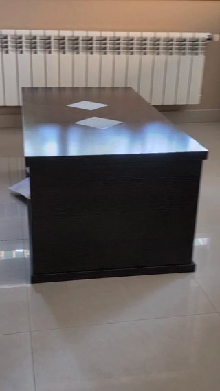 Mesa centro elevable wengué con almacenaje