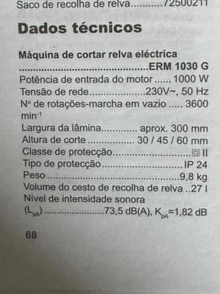 Máquina de Cortar Relva