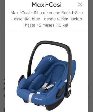 Maxi-Cosi Silla de Coche Azul