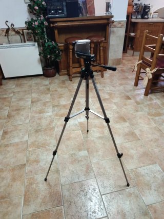Camara video JVC con soporte