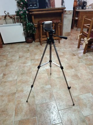 Camara video JVC con soporte