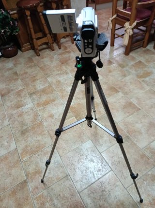 Camara video JVC con soporte