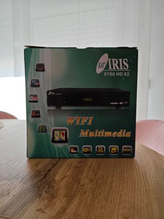 IRIS 9700 HD 02 Decodificador Satélite WiFi