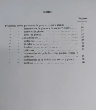 Problemas de geometría descriptiva Tomo I diédrico