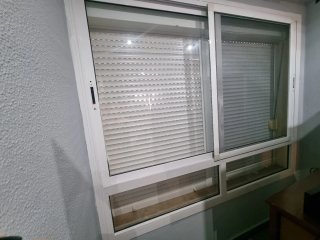 Ventana corredera blanca ..alto1,60×ancho2,00