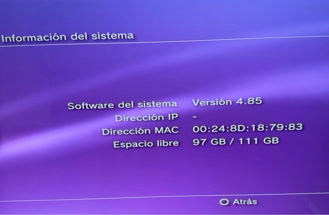 Consola Playstation 3 PS3 Sony Negra