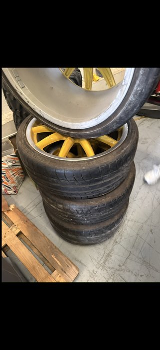 Llantas Porsche 997 Amarillas