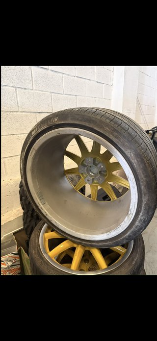 Llantas Porsche 997 Amarillas
