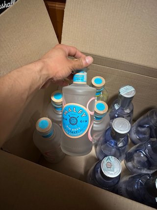 Bottiglie vuote di Gin - Set da collezione
