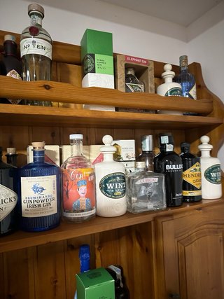 Bottiglie vuote di Gin - Set da collezione