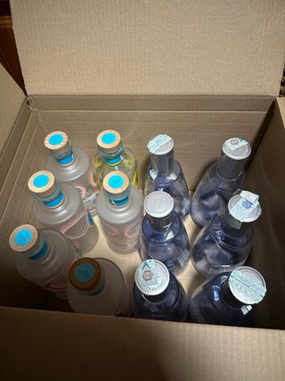 Bottiglie vuote di Gin - Set da collezione